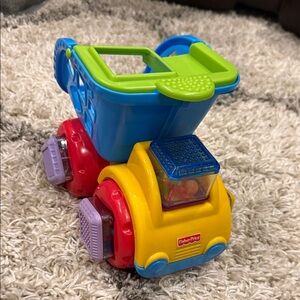 Fisher-Price Bright Multi-Color Toddler Dump Truck Toy